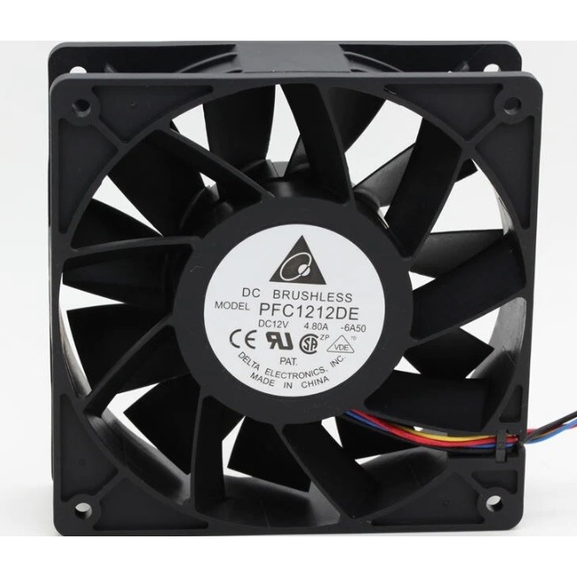 Ventilateur De Refroidissement PC 12cm - PFC1212DE - 12V 4.80A - 4 Broches - Neuf