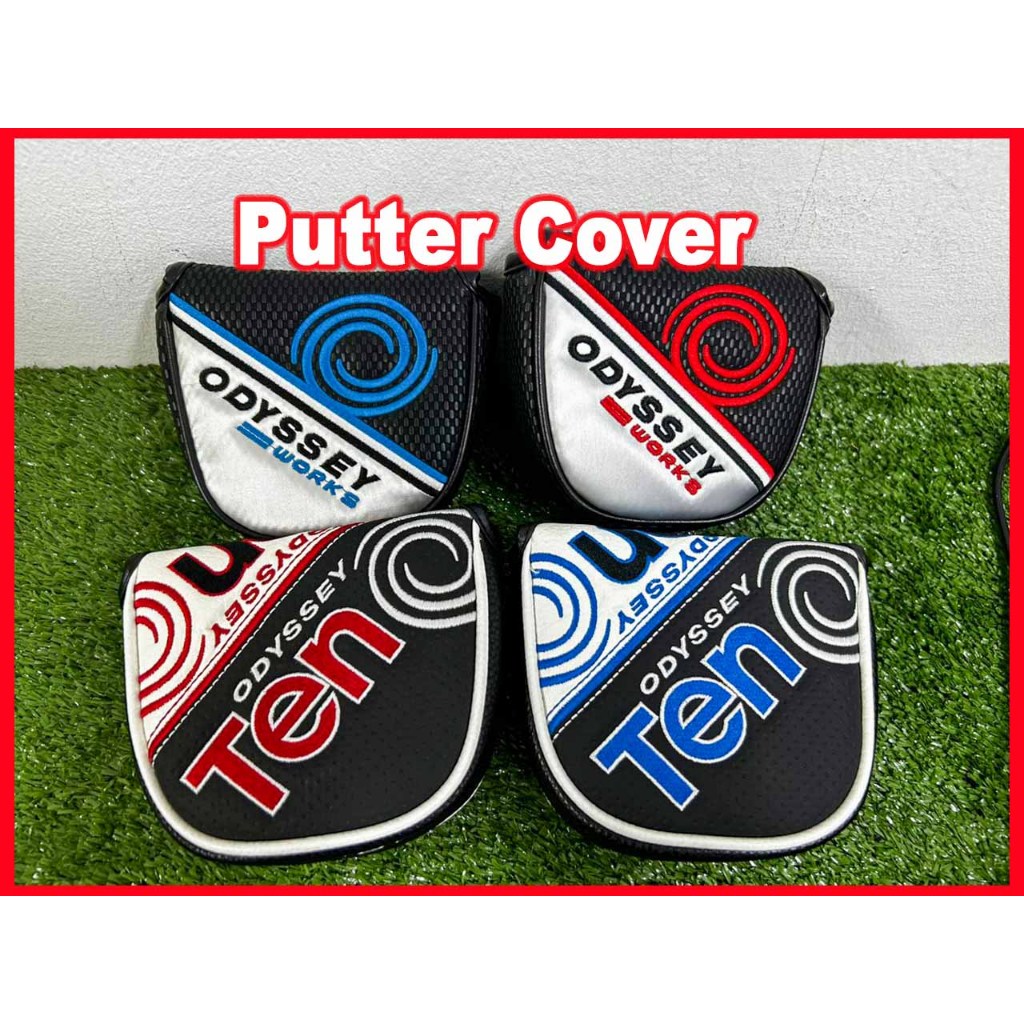 Copritesta Putter Mallet Quadrato Con Bandiera Britannica - Chiusura Magnetica