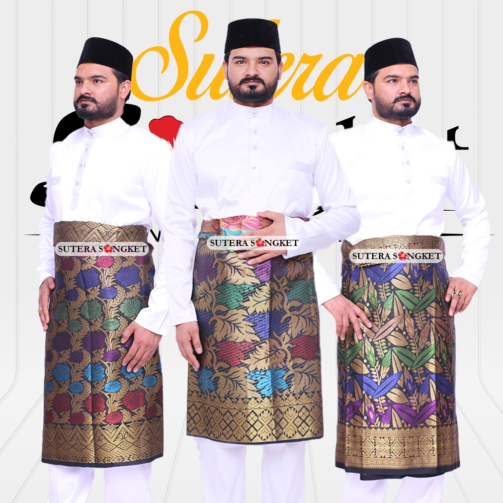 Sampin Exclusive Sampin Raya Adult Sampin Songket Ready to Sew 3D ...
