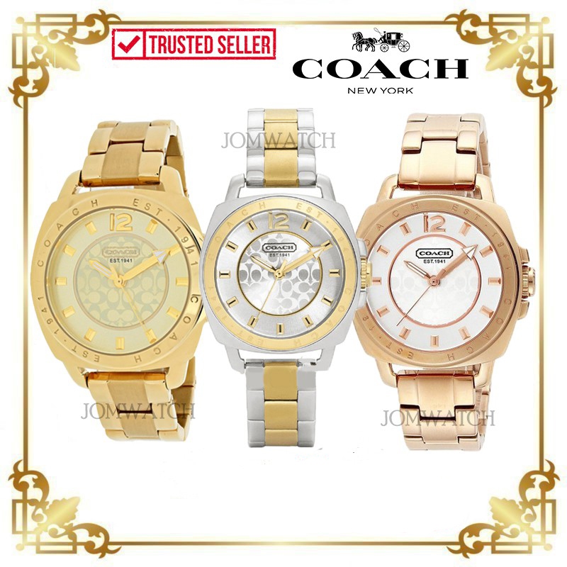 Coach Mini Boyfriend Bracelet Ladies Women Watches Jam Tangan Wanita Shopee Singapore