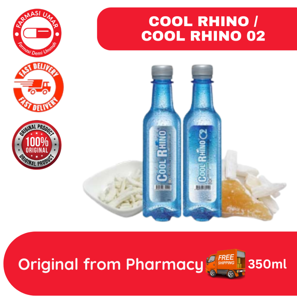 Cool Rhino Cooling Water / O2 Cooling Water 350ML | Shopee Singapore