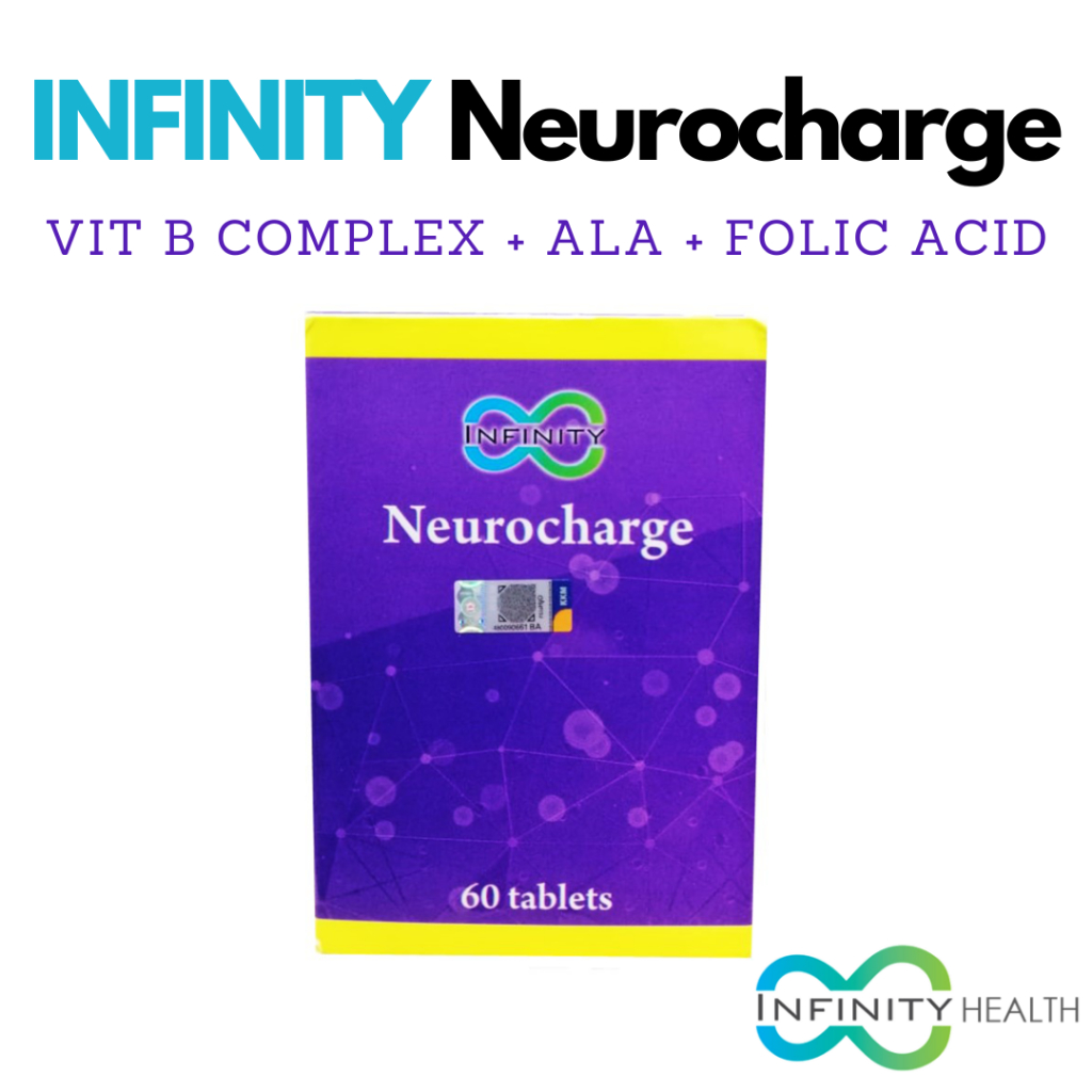 INFINITY Neurocharge (Vit B Complex + ALA + Folic Acid) 60's | Shopee ...