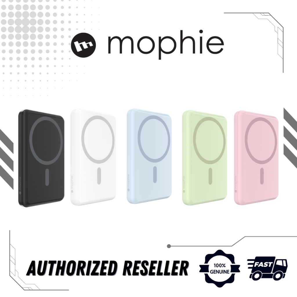 Mophie Essentials Snap+ Magnetic Wireless Portable Powerbank 5,000mAh ...