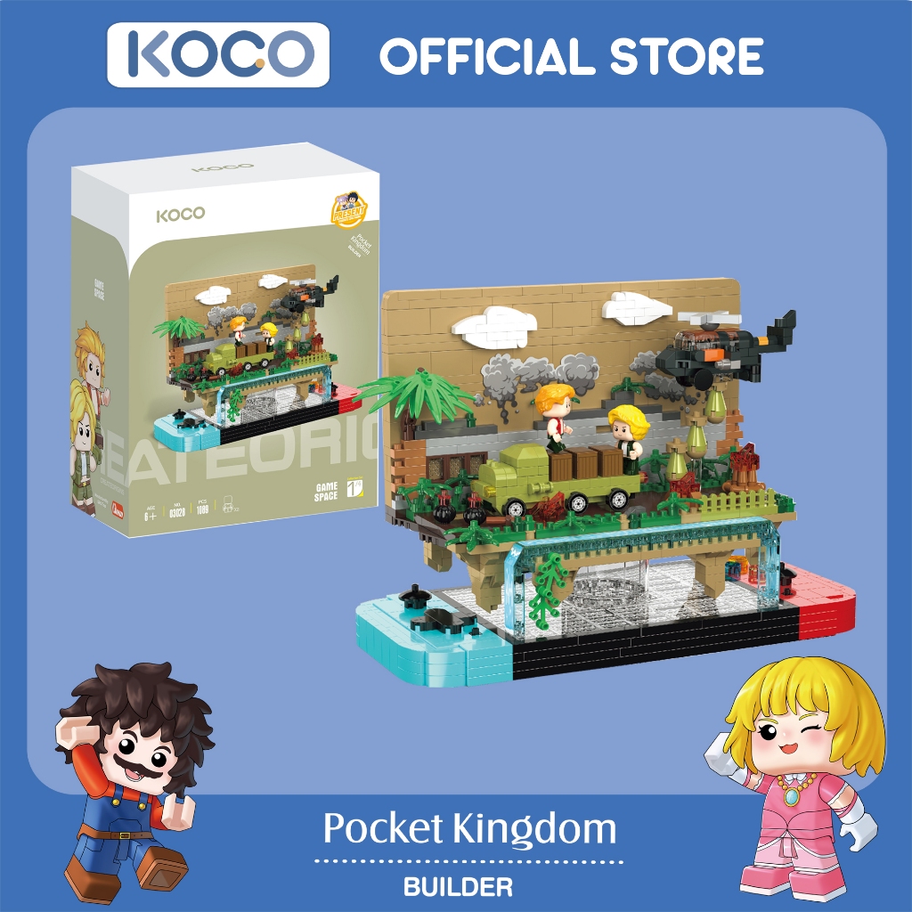 KOCO Game Console World War II Micro Mini Building Brick Set (1089 Pcs ...