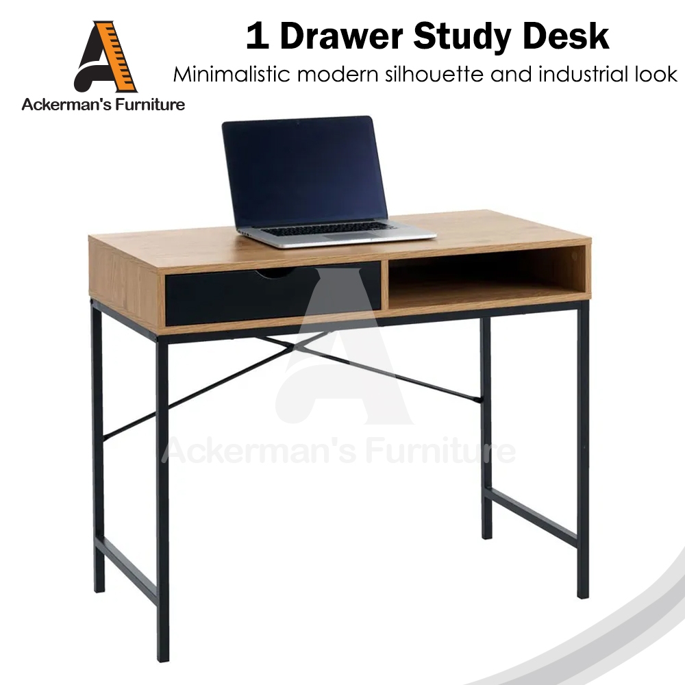 ACKERMAN Solid Quality Study Desk with Drawer Dressing Table Console ...