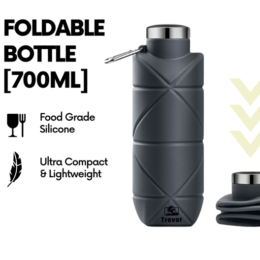 [Shopee Choice]Foldable Bottle [700ml] - Silicone Sport Portable ...