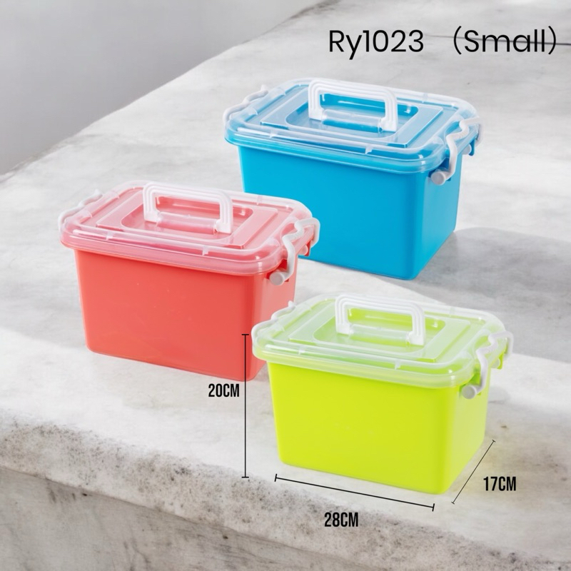 Multipurpose Colourful Storage Box Organizer With Handle/ Storage Box ...