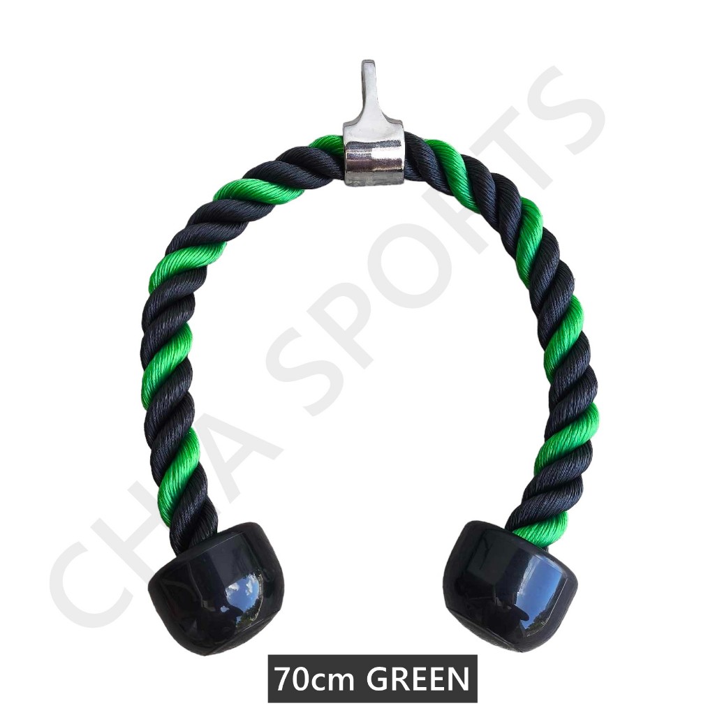 Triceps Rope Double Ended Single Head Pull down Biceps Arm Muscle Tali ...