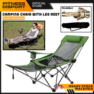 Folding chairs best sale with leg rest