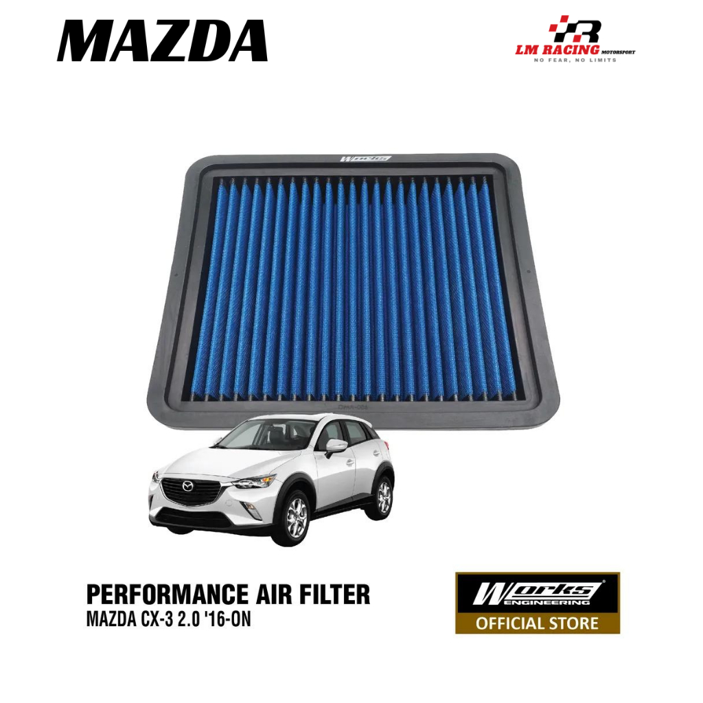(MAZDA) Works Engineering Air Filter (MAZDA 2, MAZDA 3, MAZDA 6, CX5