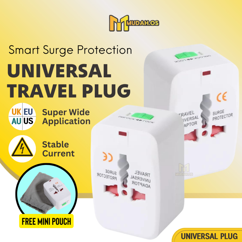 Travel Adapter Universal Adapter Universal Plug 2 Pin To 3 Pin Plug US