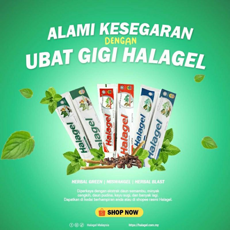 Various Types of Toothpaste Halagels | 100g | 175g | 200g | Shopee ...