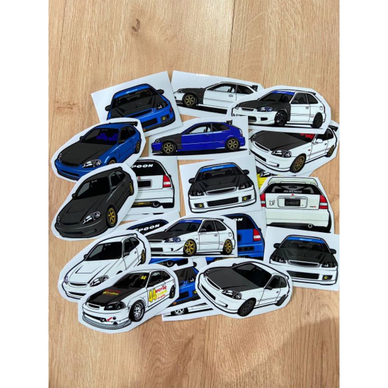 Honda EK9 TYPE R UV STICKER | Shopee Singapore
