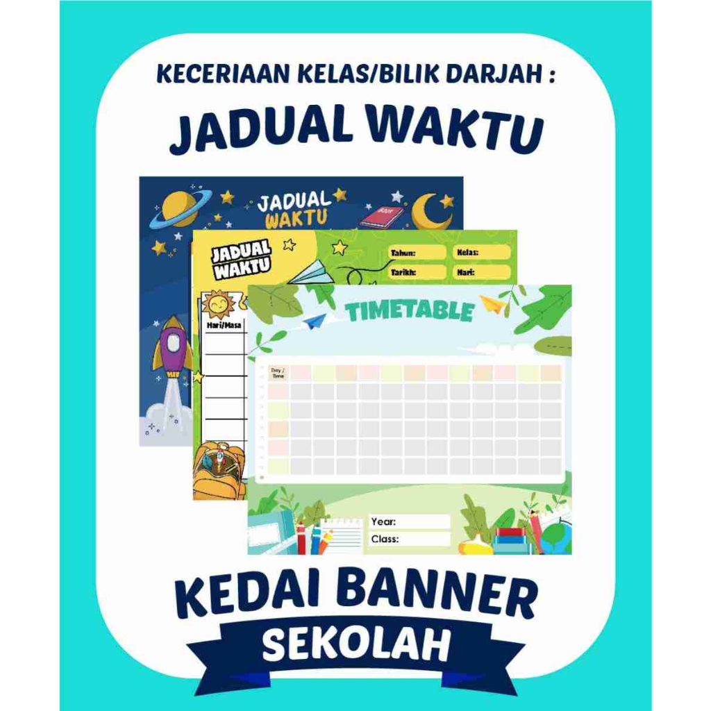 Time Schedule | Timetable | Classroom/room Joy Set | Class Fun | Shopee ...