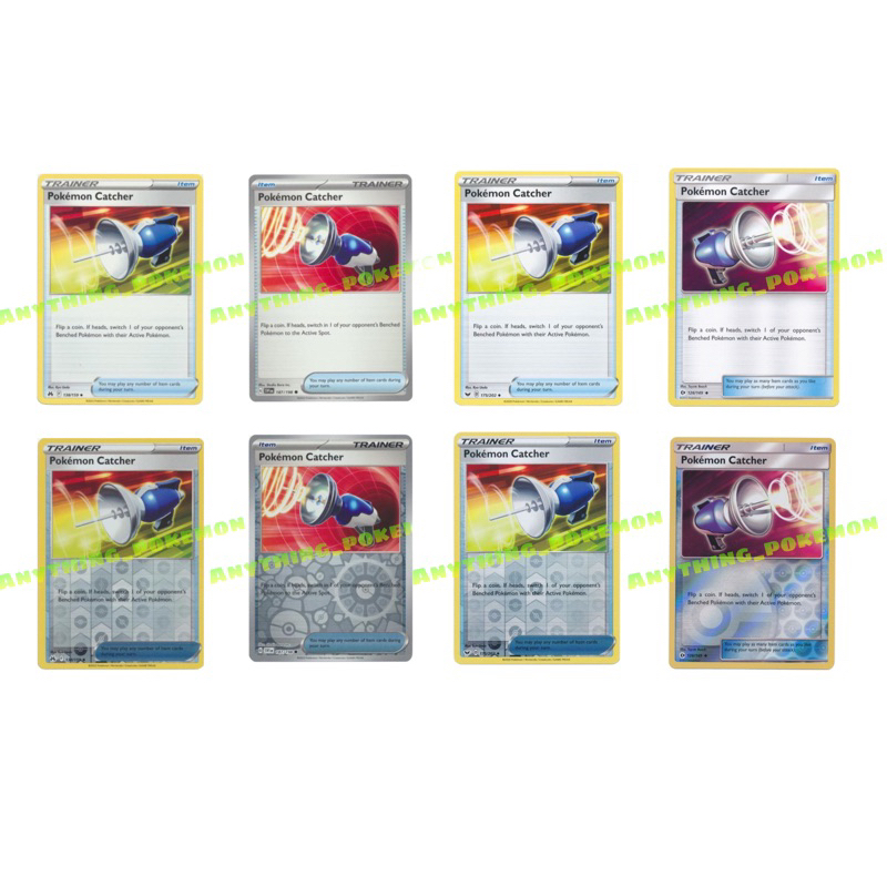 Pokemon Trainer Card - Pokemon Catcher (138/159),  (187/198),(175/202),(126/149) - NORMAL/REVERSE HOLO | Shopee Singapore