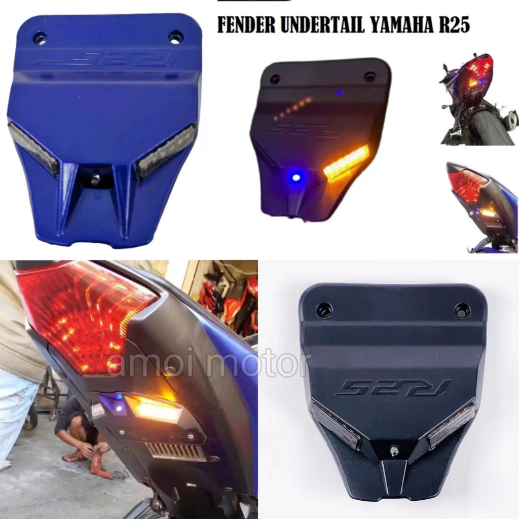 R25 V1 V2 UNDERTAIL FENDERLESS WITH LED SIGNAL TAIL TIDY NUMBER PLATE ...