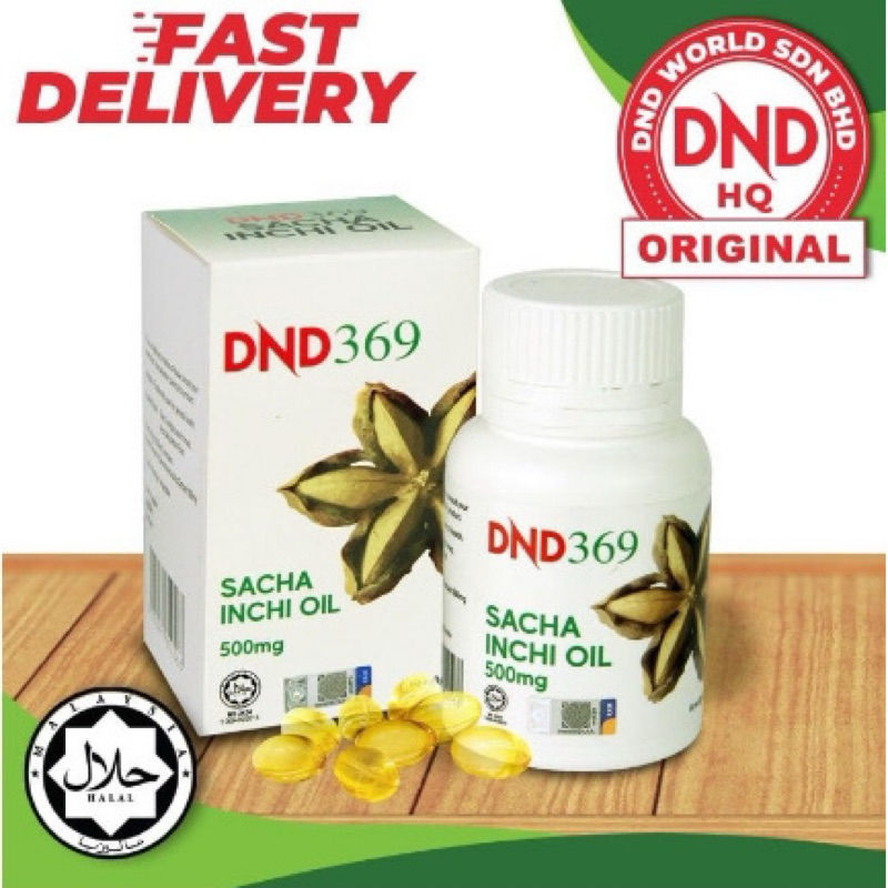 DR NOORDIN DARUS DND DND369 RX369 Sacha Inchi Oil Softgel Organic