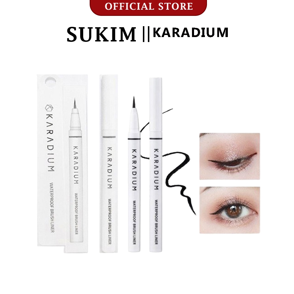 Karadium Waterproof Brush Liner 0.55g longlasting liquid eyeliner