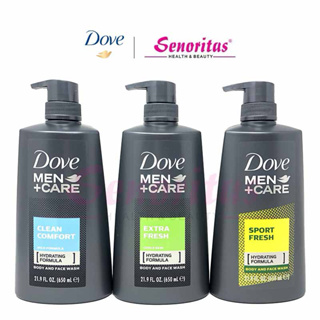 Dove Men+Care Body Wash, Extra Fresh - 23.5 oz pump