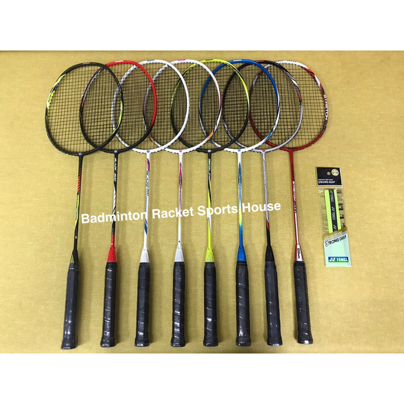 Wilson Badminton Racket (Defective) STRUNG PASANG 23Lbs | Shopee Singapore