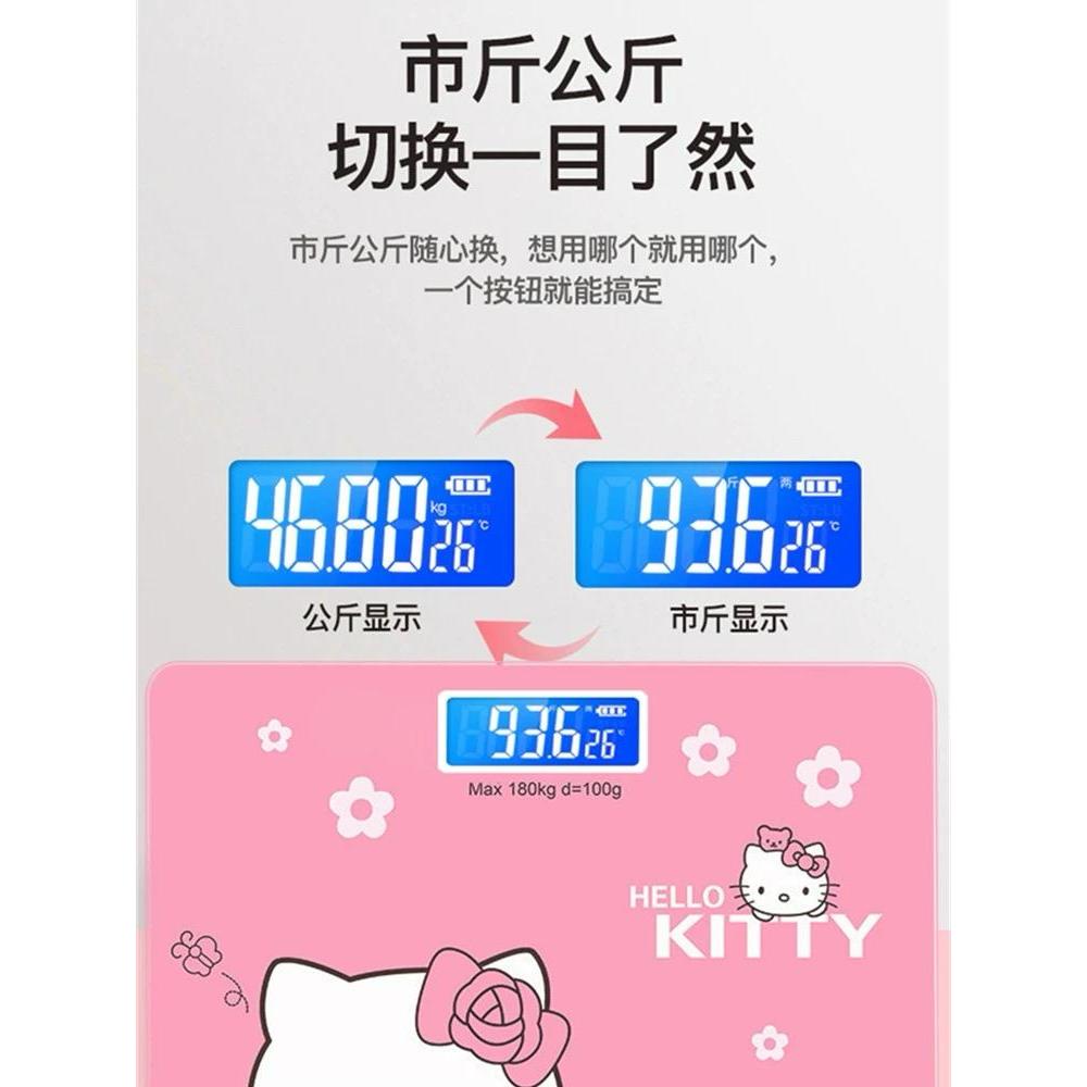 Hello Kitty Weight Scale Electronic Body Weight Measuring Scale Alat ...