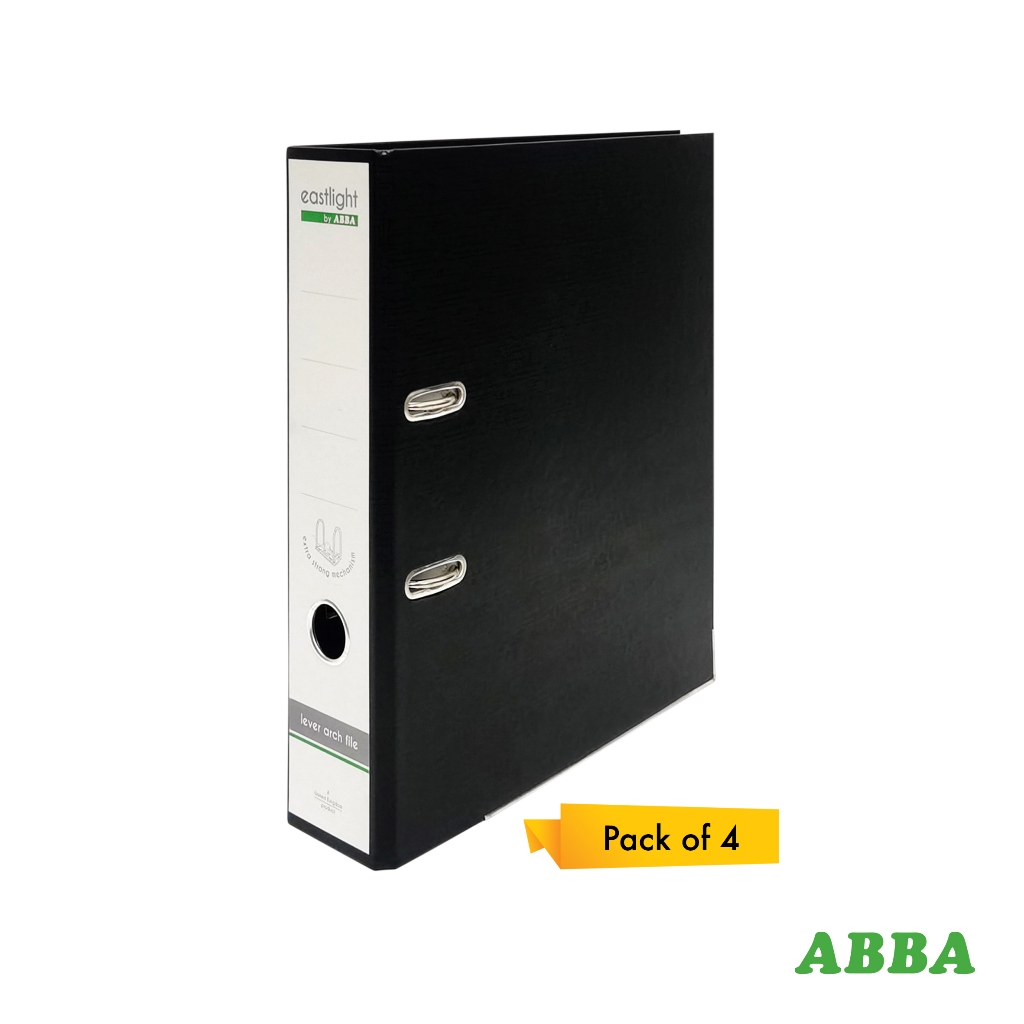 ABBA Color Arch File 3 Inch A4 Pack of 4/ Folder Organizers/ Document ...