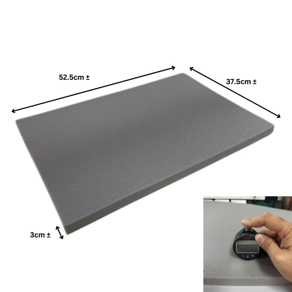 LOCAL High Quality Big Sponge / Span Besar / PU Foam Bidang Besar Grey ...