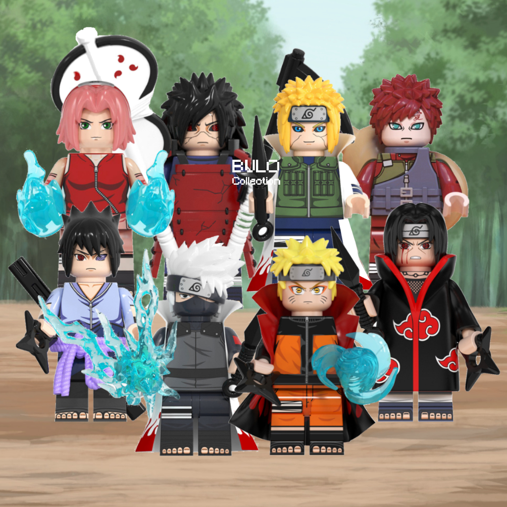 Naruto Custom Minifigures WM2082 WM2117 Kakashi Sasuke Itachi Uchiha LEGO  Compatible Anime Blocks Toys Mainan BULO | Shopee Singapore