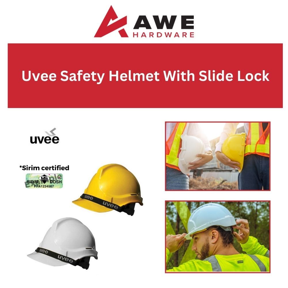 [SIRIM Certified] Uvee Safety Helmet Slide Lock Topi Keledar ...