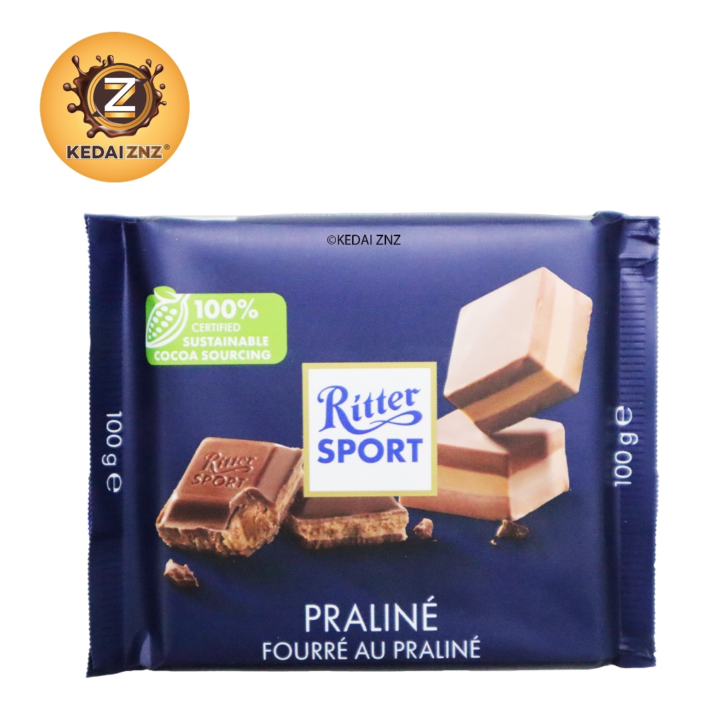 Chocolate Ritter SPORT PRALINE Chocolate Bar 100g Coklat | Shopee Singapore