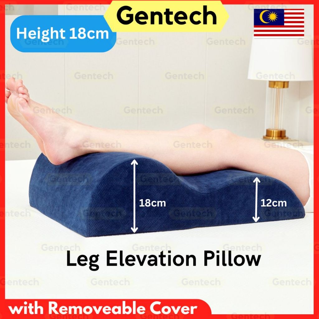Leg Elevation Bed Pillow for Varicose Veins Relieves and Recovers Foot and Ankle Injury, Leg