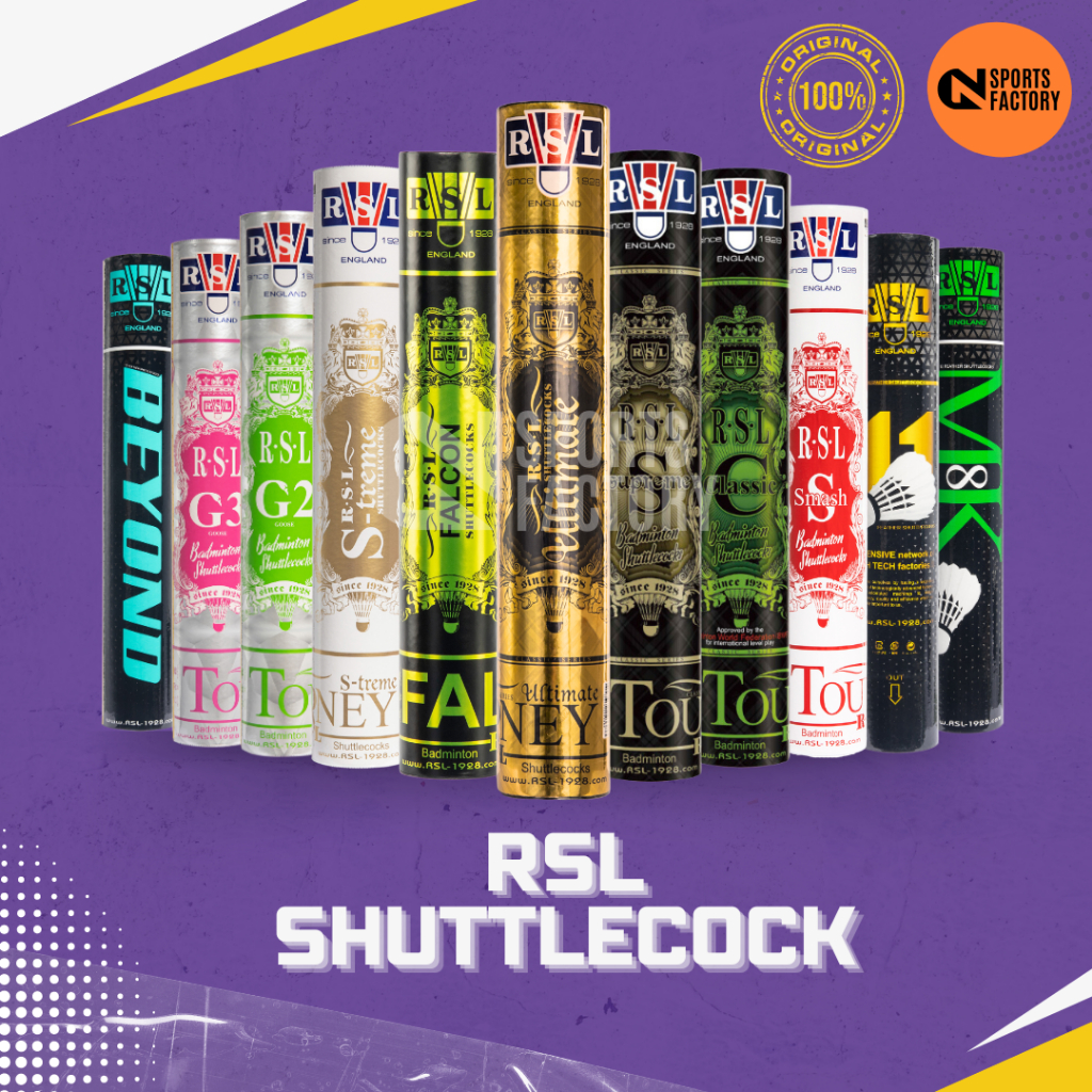 [CN Sports] RSL Badminton Shuttlecock Ultimate, Supreme, Falcon ...