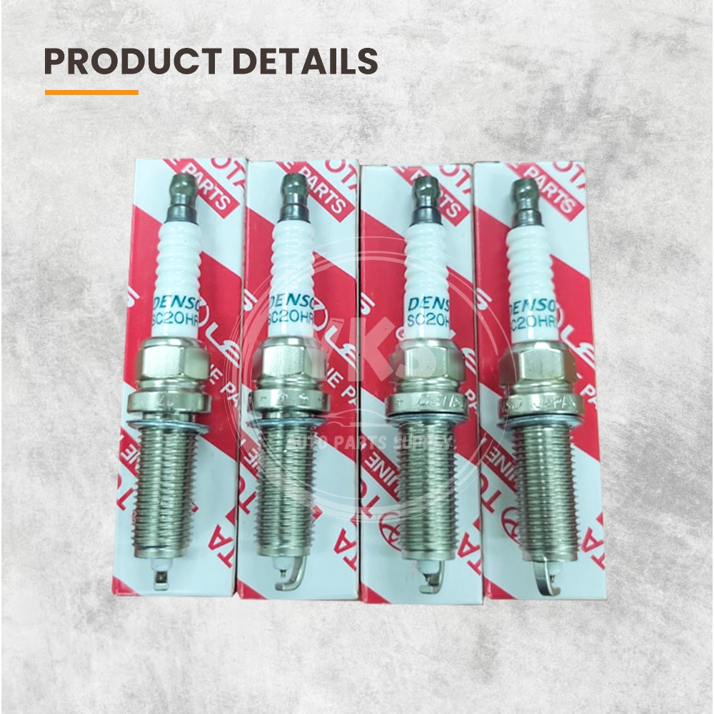 TOYOTA NEW (90919-01253) (SC20HR11) IRIDIUM SPARK PLUG TOYOTA ALTIS ...