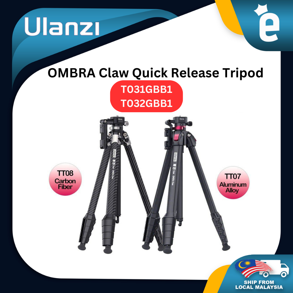Ulanzi TT07 / TT08 OMBRA Claw Quick Release Teleprompter Tripod ...
