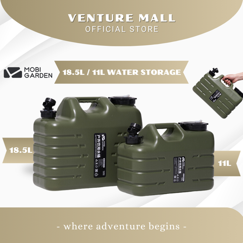 11L/18.5L XZ Mobi Garden Water Tank Container Portable Camping Water ...