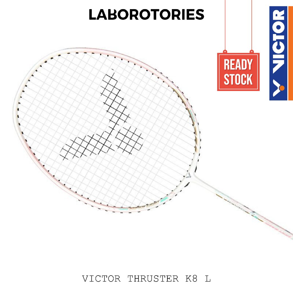 [LABOROTORIES] VICTOR Thruster K 8L Badminton Racket TK-8L (free bag ...