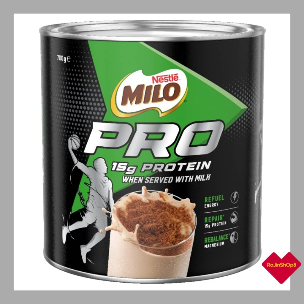 Nestle Milo Pro , 700g , 15g Protein When Served with Milk | Shopee ...