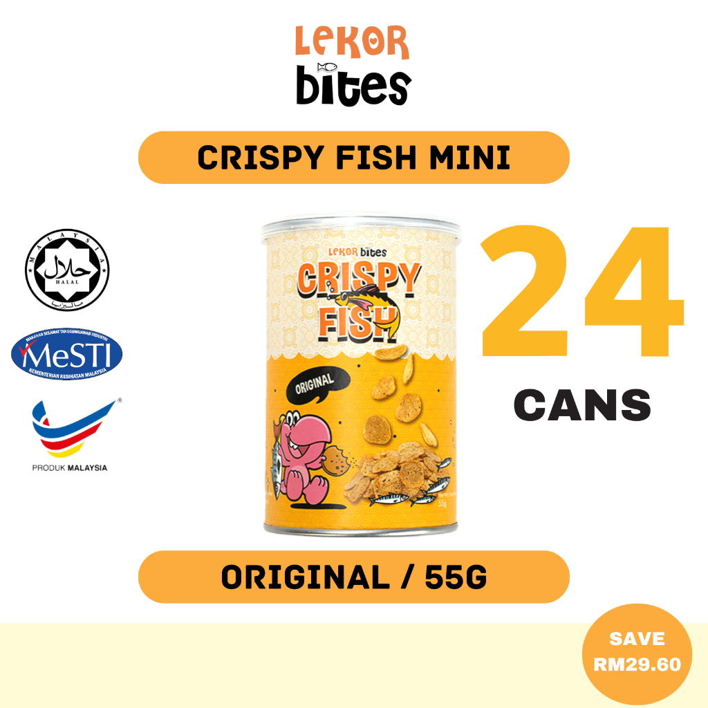 [HALAL] Lekor Bites Crispy Fish Mini Bundle Set|Pakej Keropok Mini Fish ...