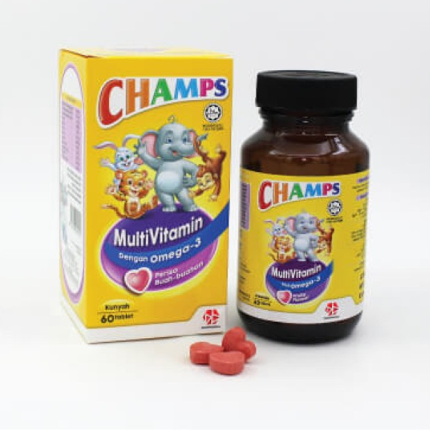 champs omega 3 plus multivitamins