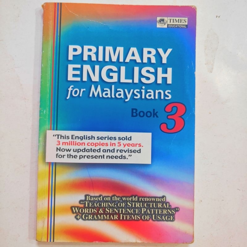 Used Book Primary English For Book 3 Times Educational Grammar ...