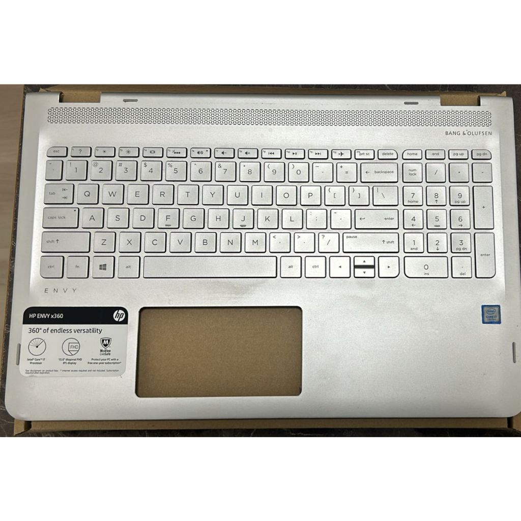Genuine HP LCD Back Cover For Envy X360 15-AQ, M6-ar004dx – Silver, 856799-001