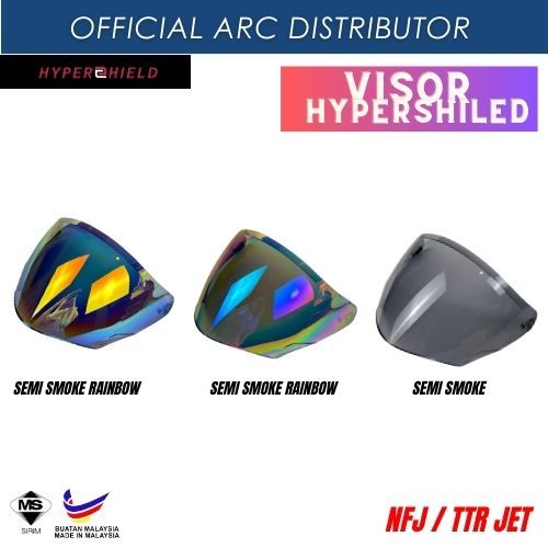 Visor HyperShield SIANG MALAM - (For Helmet KYT Nfj / Ttr Model ...