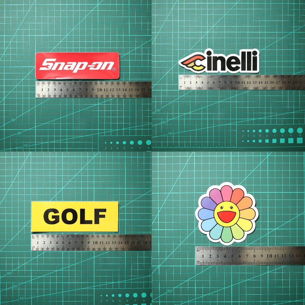 Sticker ( Snap-on, Cinelli, Golf Wang, Murakami ) | Shopee Singapore