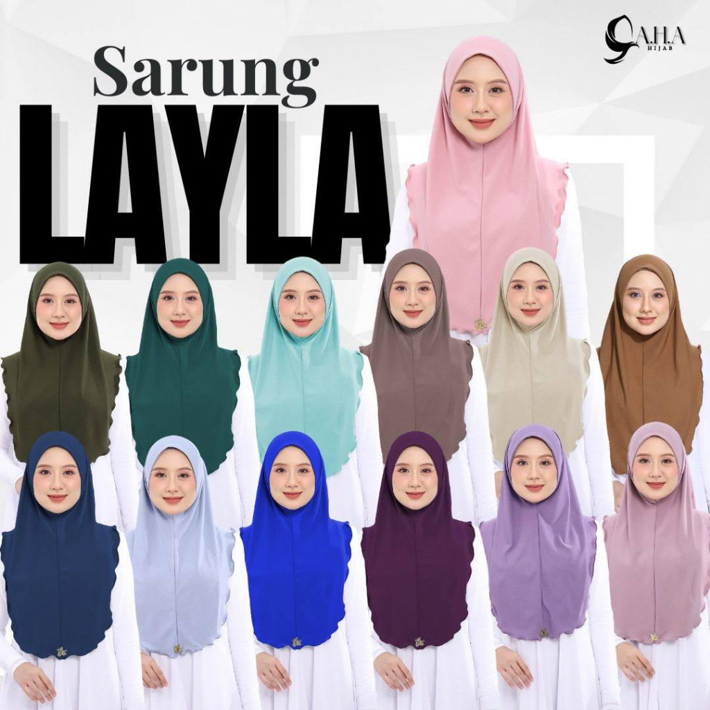 Layla Sarong Scarf Layla Anti-chubby Sarong Scarf Instant Hijab ...