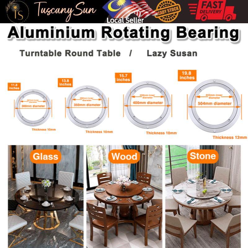 Aluminium Rotating Bearing Turntable Round Table Lazy Susan Swivel ...