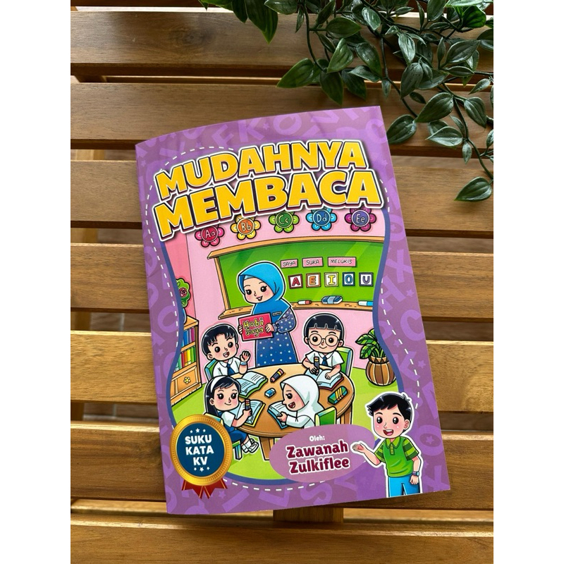 Easy READING BOOK Preschool Syllables | Teacher Zawana | Malay LANGUAGE ...