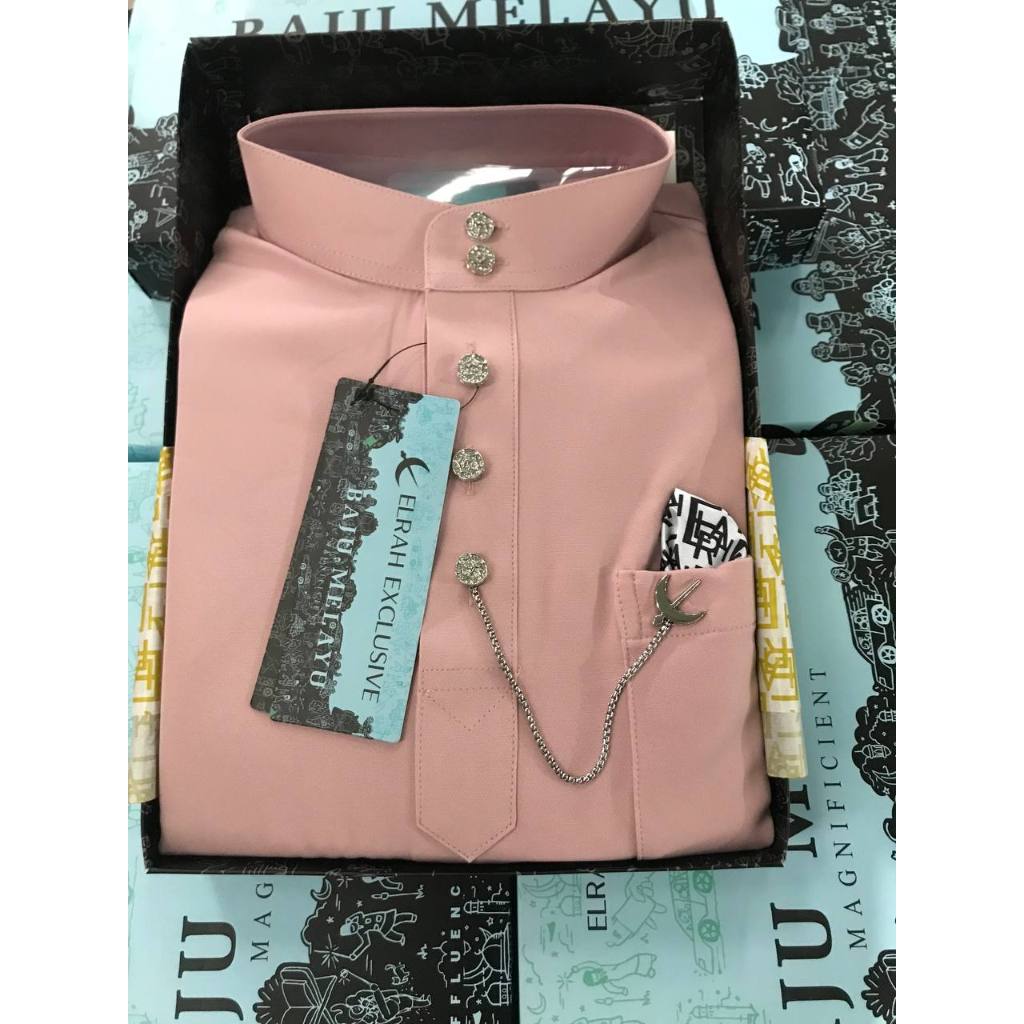 Dress Baju Melayu Slim Fit 2019 Baju Melayu Teluk Belanga Zurai