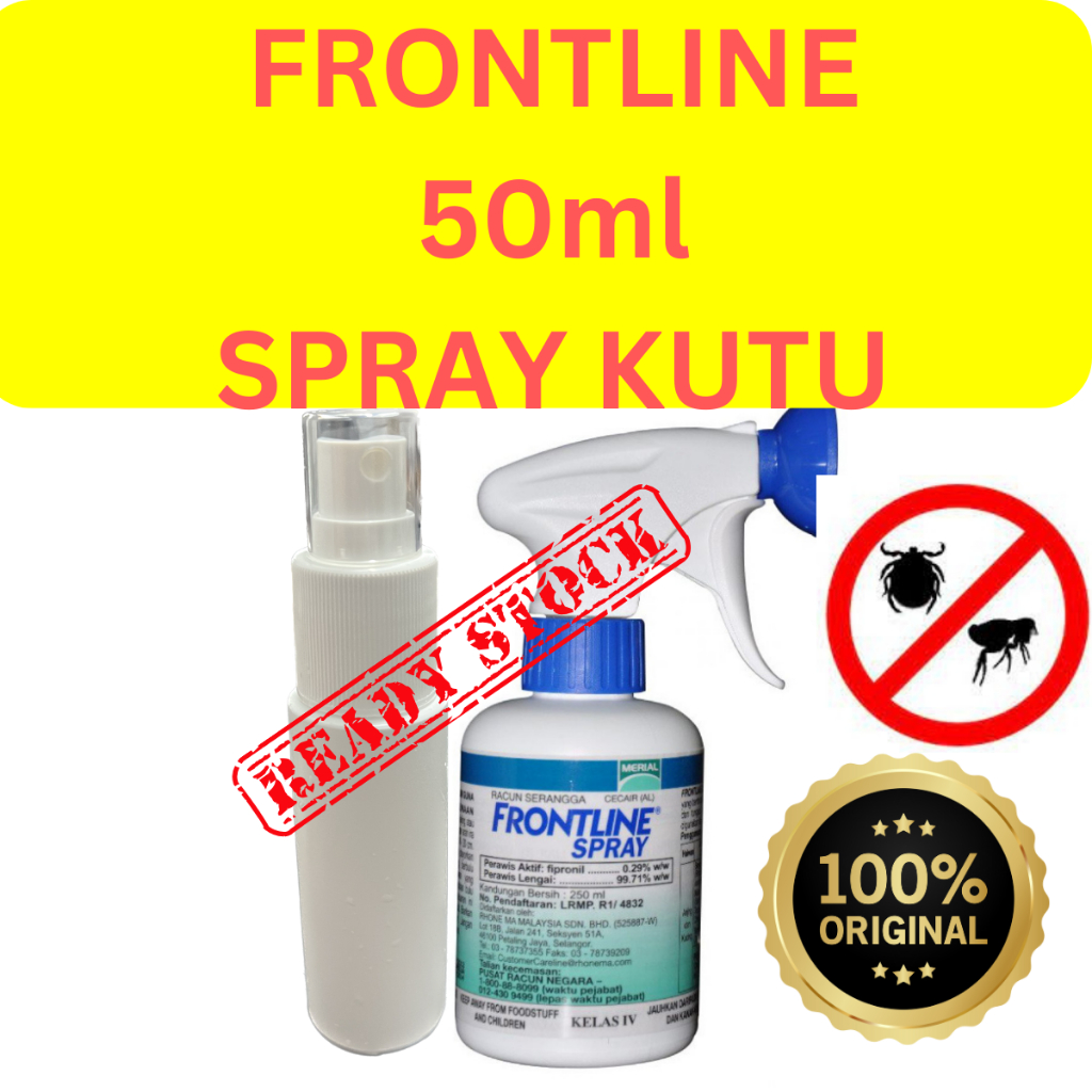 FRONTLINE DOG CAT SPRAY MITES KUTU TICKS FRONTLINE Spray Cat & Dog