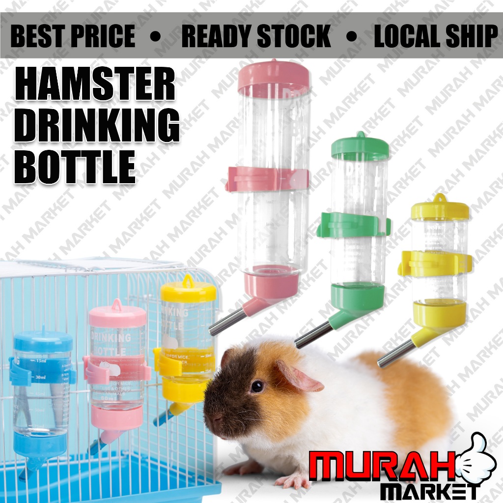 [Botol Air Hamster] 80/125/250ml Hamster Drinking Bottle Cage Hanger ...