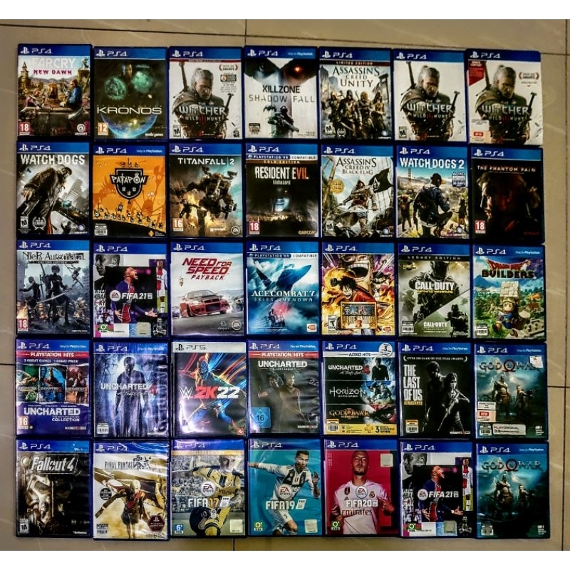 ps4 used game ps4, ps5 cd games part 1 100 good condition sanitized